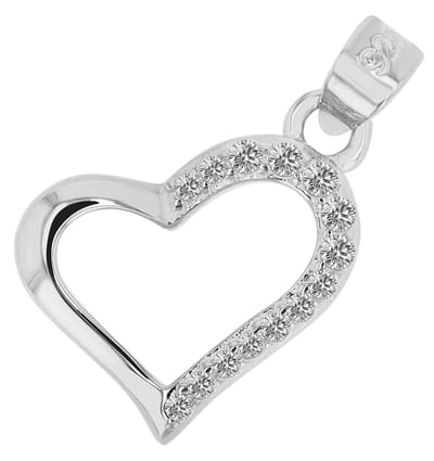 AKZENT Akzent dames hanger "Candace" aus 925 Sterlingzilver, gerhodineerd, duurzaam