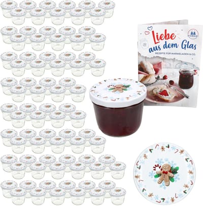 Set van 100 bekers 230 ml To 82 Candyman deksel incl. receptenboekje