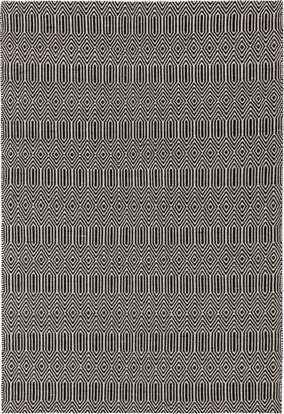 Easy Living - Sloan-Black Vloerkleed - 160x230  - Rechthoek - Laagpolig Tapijt - Modern - Zwart_wit