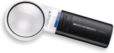 Vergrootglas met LED-verlichting Handloep Vergroting 5x Ø 58mm