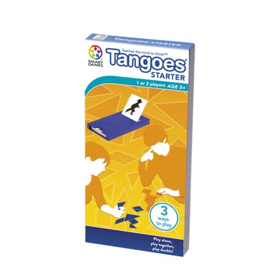SmartGames Tangoes Starter - Educatieve Tangram Puzzel - 54 Uitdagingen - Vormenpuzzel voor 1 of 2 Spelers - Vanaf 5 Jaar