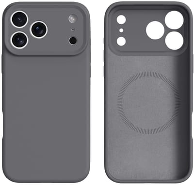 Coverup Hoesje - Geschikt voor iPhone 17 Pro Max Hoesje - Coverup Colour TPU Back Cover - MagSafe Compatible - Grijs