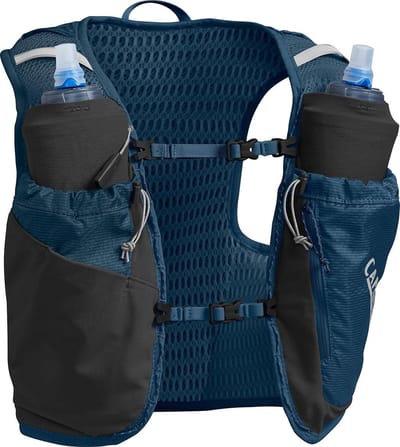 CamelBak Women's Ultra Pro Vest - Drinkrugzak - S - 1 L / 6 L - Blauw / Zilver (Gibraltar Navy / Silver)