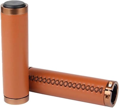 Fietsstuur Grips - Handvatten Paar - Sport Rijden - Ergonomisch Ontwerp - 2 Stuks - Bruin