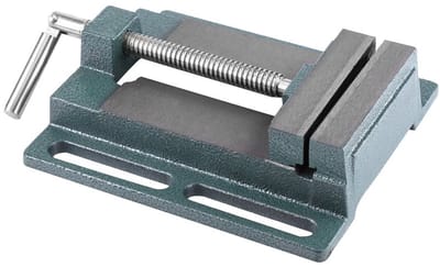 Dailygoods - Draaibare bank - Werkbank Tafel - Klem persvergrendeling - Grijs - Kolomboormachine - Zwaar uitgevoerde bank - Geschikt voor hobbyisten -...