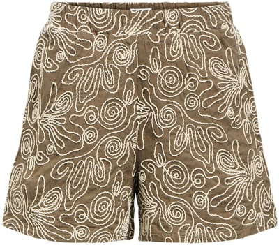 Object Objkerry Hw Shorts Broeken Dames - Khaki - Maat 36