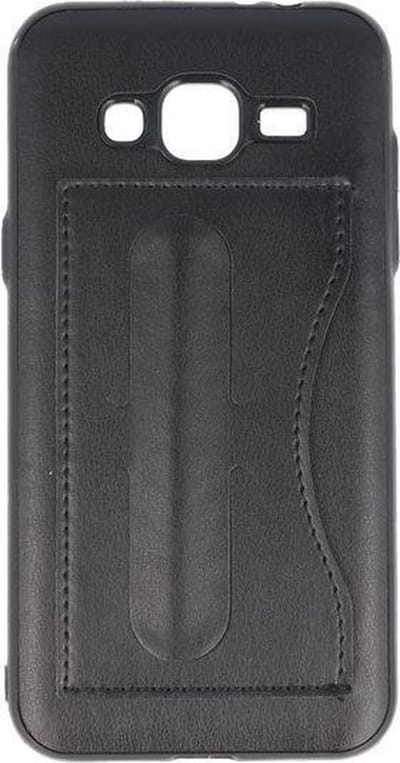 BestCases.nl Samsung Galaxy J3 2016 Stand TPU back case hoesje Zwart