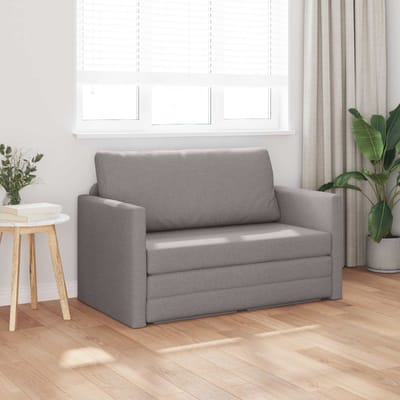 vidaXL - Slaapbank - Taupe - 124 - x - 71 - x - 78 - cm - Stof