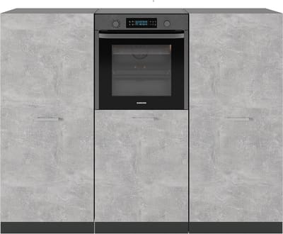 Vicco R-Line Keukenblok – 180 cm zonder werkblad Beton/antraciet