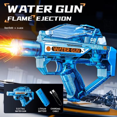 Pistolets à eau électriques pour adultes, puissants, à aspiration automatique, jouet de plage d'été en plein air pour garçons, cadeau pour enfants