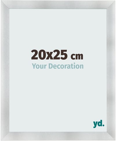 Your Decoration - Fotolijst 20x25 cm - MDF - Aluminium Geborsteld - Pisa
