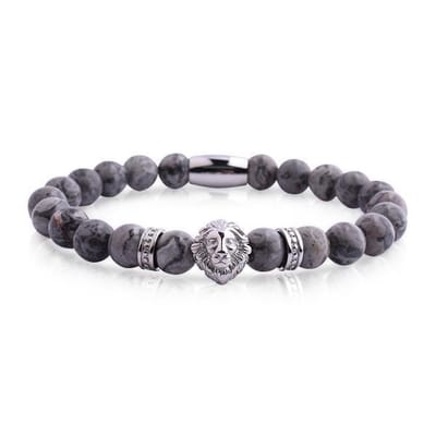 Armband Heren - Armband Mannen - Armband Dames - Heren Armband - Armband -  Kralen Armband - Lion