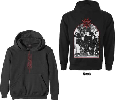 Slipknot - Arched Group Photo Hoodie/trui - S - Zwart
