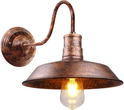 Wandlamp Industrieel Vintage Wandverlichting Woonkamer Retro E27 Binnenwandlamp Slaapkamer Roest