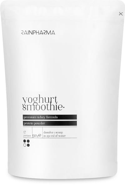 RainPharma Yoghurt Smoothie Eiwitpoeder - Eiwitshake 510g - Whey - Zonder Sucralose - Vegetarisch - 17 Porties - Yoghurt - 20 gram eiwitten