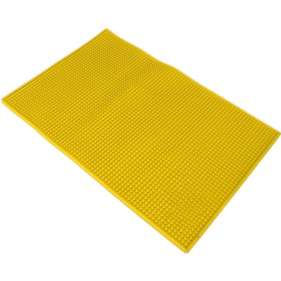 Kappersgereedschap Antislipmat Haartrimmers Scharen Kammen Opbergpad voor Kapsalon(Geel ) geel
