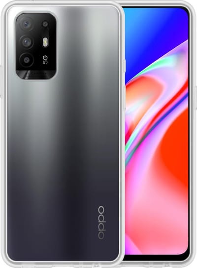 Hoesje - Geschikt voor OPPO A74 4G - Sterk & Shockproof - Hoes Cover - Siliconen Case - Telefoonhoesjes - Transparant