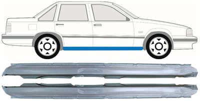 Volledige dorpel voor Volvo 850 1991-1997 / Links + Rechts / Set