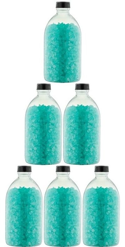 Claudius Badzout Hamam - 600 gram - Fles met zwarte dop - set van 6 stuks