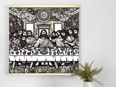 Kunstprint | Wanddecoratie | Dibond | 20 × 20 cm