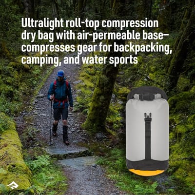 Compressie Dry Bag - Waterdichte Opbergzak - Compact Opbergen - Lucht Doorlatende Bodem - 3 Liter - Hoog