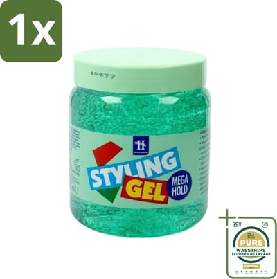 1 x Hegron - Styling Gel - Megahold - Sterke Fixatie - 150 ml- Styling Gel - Haar Fixatie - Megahold Gel - Haartype - Haartype Styling