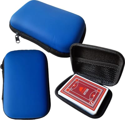 Kaartspel Koffertje 11 x 8 x 4 CM Opberg Etui met Rits