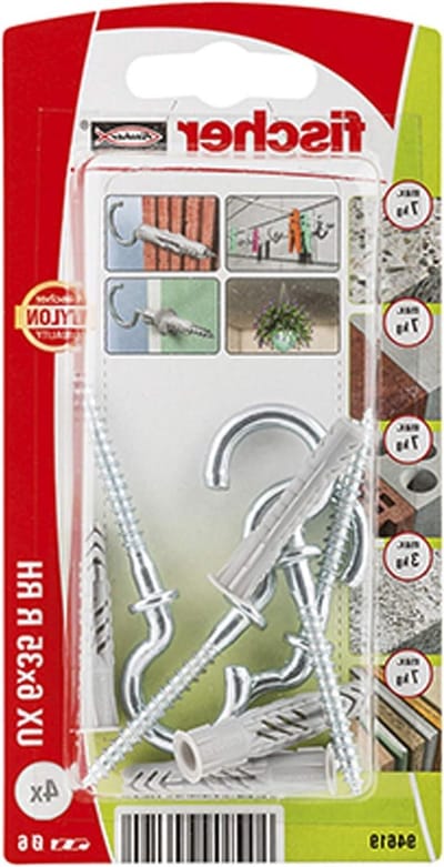 Nylon Plug - Bevestigingsplug - Gaten Vullen - Met Spreidingsvleugels - 6x35mm - Metaalkleurig
