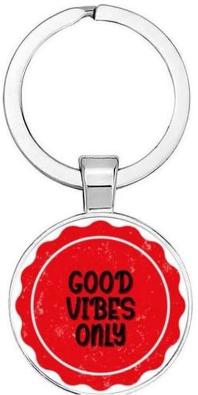 Akyol - good vibes only Sleutelhanger - Stay humble - degene die wel wat op gefleurd kan worden - good vibes - goede sfeer - sleutelhanger - 2,5 x 2,5 CM