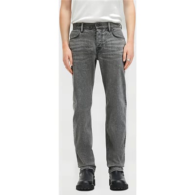 AllSaints Iggy Washed Grey Taglia: W38L32 | Jeans straight fit Outlet | Uomo | Grigio