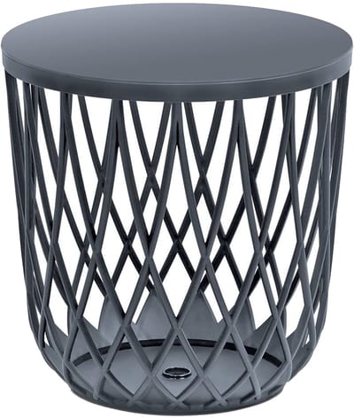 Tuinmand houder - decoratieve bijzettafel UNIQUBO 55L, afmetingen (mm) 47 x 447 x 450, antraciet