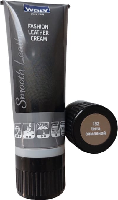 Woly Fashion Leather Cream Tube - Terra - 75 ml (Schoenpoets - Schoensmeer)