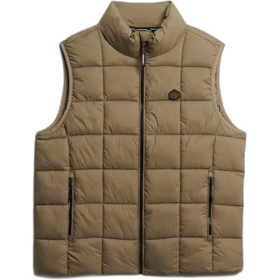 Superdry - Box Quilt Fuji Lite Bodywarmer - Heren - Gilets