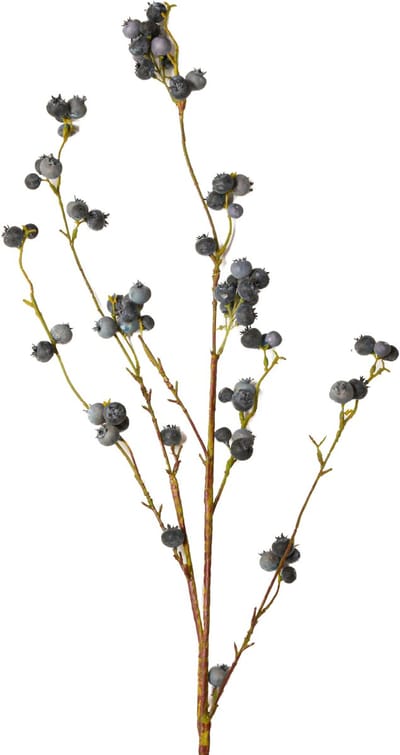 Kunstmatige decoratieve tak met bosbessenlook
