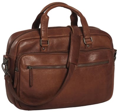 Daniel Ray Cleveland Leren Laptoptas 15 inch - Cognac