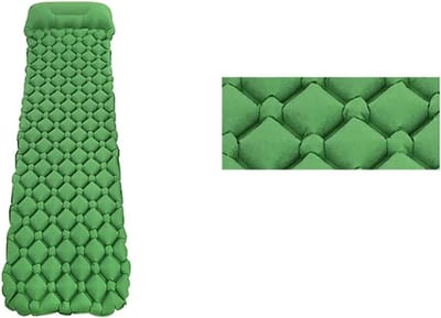 Opblaasbare Slaapmat - Kampeer Mat - Buiten Ontspannen - Compact & Lichtgewicht - 185x58cm