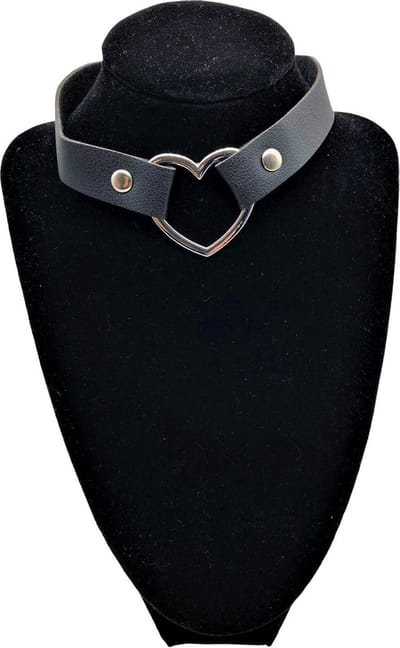 Choker, Hart, Zwart, Liefde, Nek, Fashionista