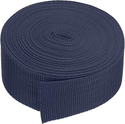 Polypropyleen Singelband - Sterke Band Rol - Klimmen Knutselen - Duurzaam Slijtvast - 5 cm 10 Yard - Marineblauw