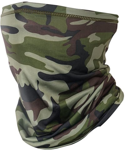 Bandana - Multi-use - Nekwarmer/Sjaal/Masker/Hoofdwarmer - Gezichtsbedekking - Tricotstof - Camo/legerprint - Jonyx