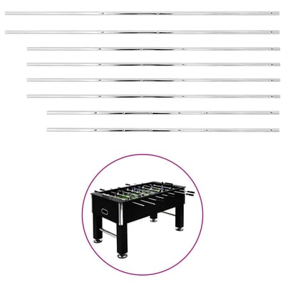 vidaXL - Staven - voor - voetbaltafel - 8 - st - 15,9 - mm