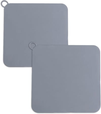 Set van 2 Geurafvoerdeksels voor Badkamer, Toilet en Keuken, 20 x 20 cm, Grijs - Voorkom Geurtjes en Verstopte Afvoeren