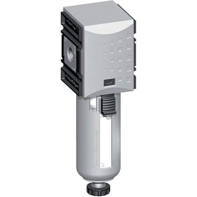 Filter 5microns G1/4'' 2200l/min Auto (Gesloten zonder druk) Polycarbonaat Futura 1