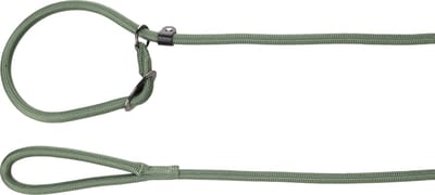 Flamingo - Hond Anti-trek looplijn Aiden Kaki 1,7m 12mm