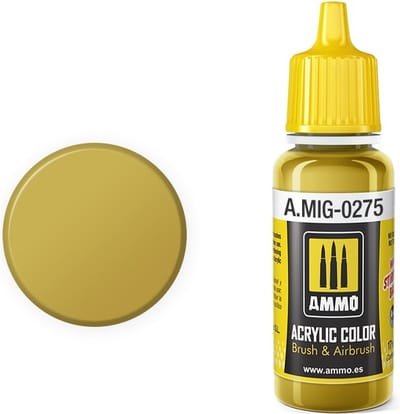 AMMO by Mig Jimenez Hobbyverf Acrylverf - MIG 0275 Giallo Mimetico 3 FS 33434 - Acryl - 17ml Verf flesje - 17 ml