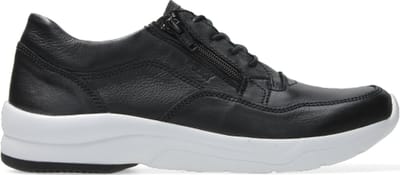 Wolky Veterschoenen Ozark zwart/wit leer
