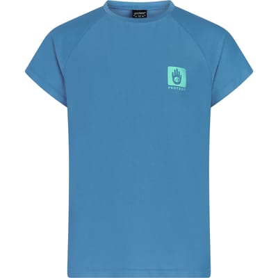 Protest PRTSherrys JR - UV shirt Meisjes - Surf T-shirt - Korte mouwen - Ronde hals - Loose fit - Groen