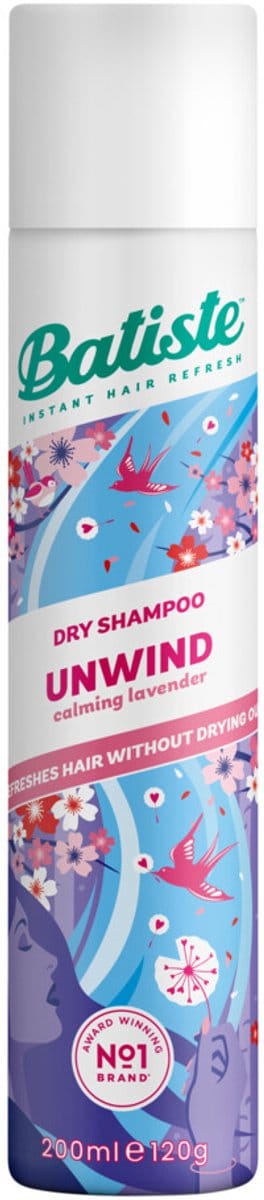 Batiste Droogshampoo Unwind - 6 x 200 ml - Voordeelverpakking