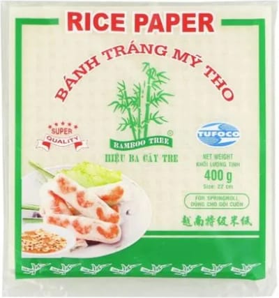 Bamboo Tree loempia rijstpapier vellen - 22cm - 400g