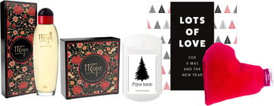 Maja Cadeauset Kerst Liefde - Maja Eau de Toilette 50ml - Maja Zeep 140 gram (rond) - By Romi Kerst wenskaarsje Have a lovely christmas