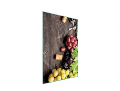 TMK ArtDeko - Glazen Snijplank - 35x52 cm - Fruitsmotief - Veilig en Hygiënisch